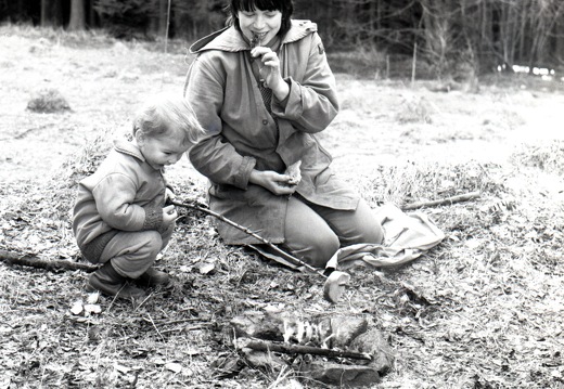1981 S Matějem na trampu
